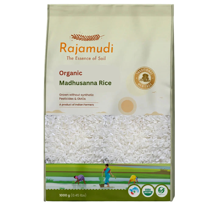 Rajamudi Organic Madhusanna Rice - Rajamudi Organics