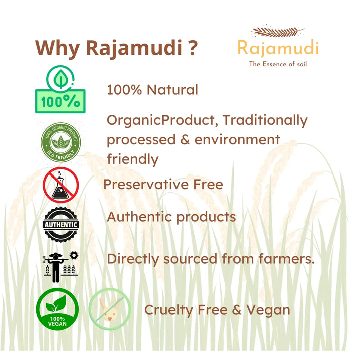 Kerala Medicinal Navara Rice - Organic Navara Rice by Rajamudi