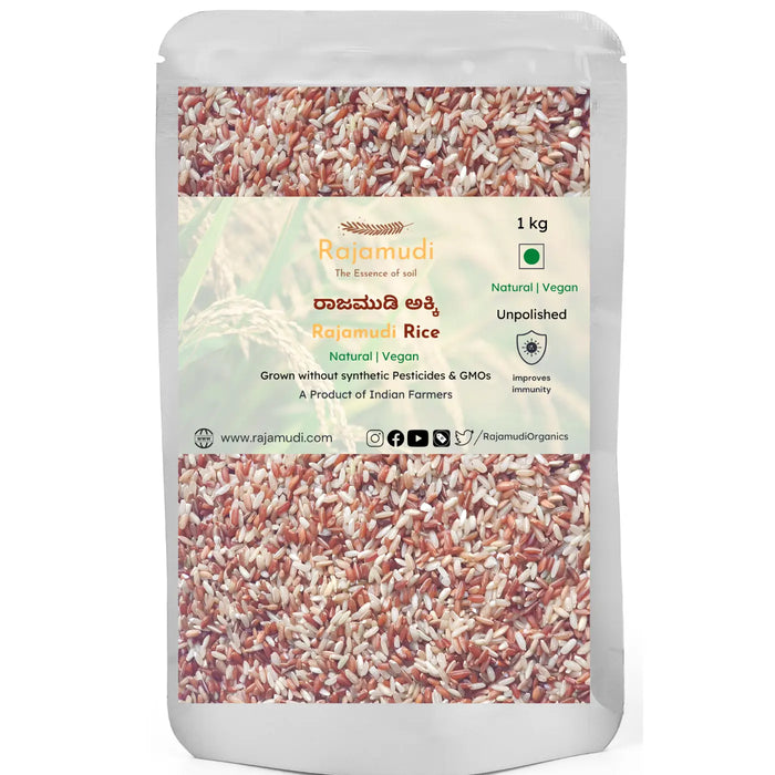 Authentic Rajamudi Rice (UnPolished) - Organic Rajamudi rice | Rajamudi - Rajamudi Organics